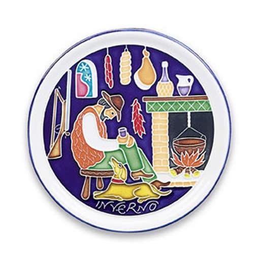 Amalfi Winter Plate