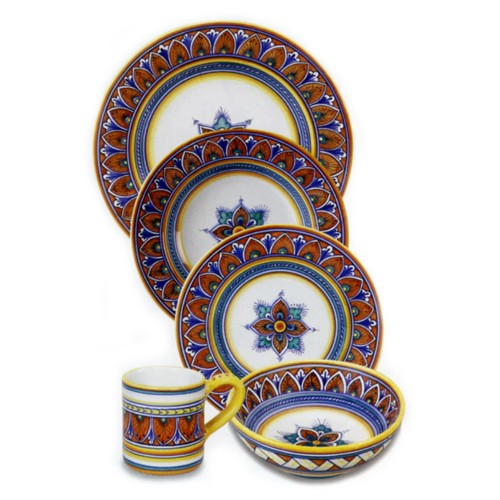 Geometrico Dinnerware Place Setting, Pattern 9