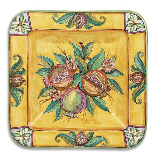 Melograno Fresco Square Plate