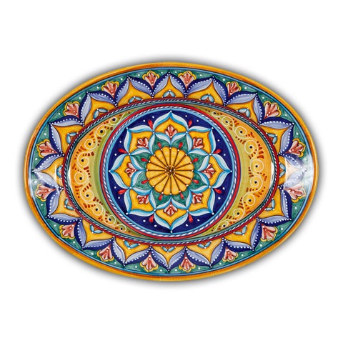 Geometrico Oval Platter Pattern B