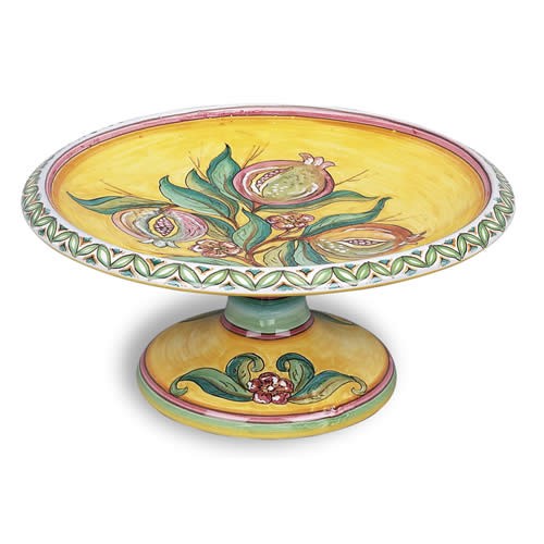 Melograno Fresco Footed Bowl