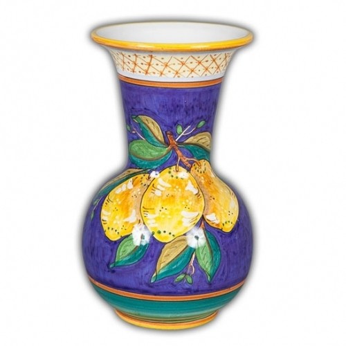 Limone Fresco Trumpet Vase