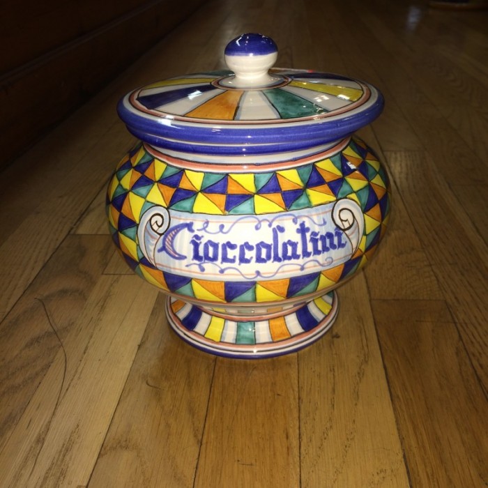 Chocolate Jar with Lid