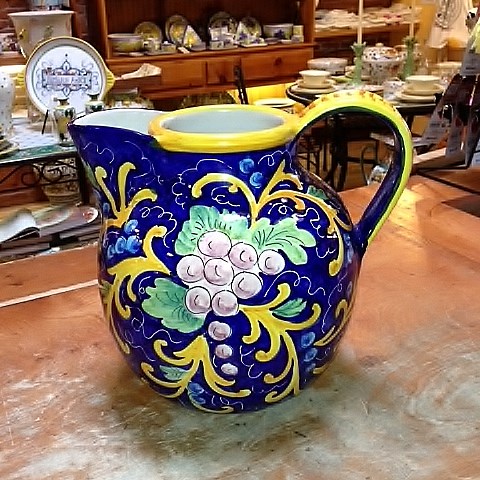 Large s Grapes Pitcher