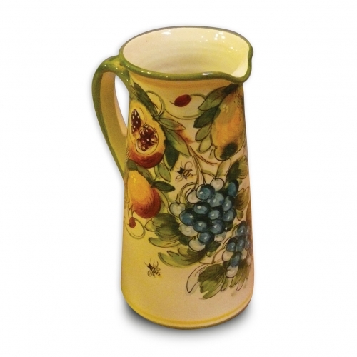 Toscana Bees Wine Pitcher Italian Ceramics