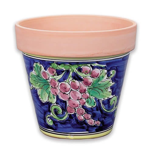 Large Flowerpot - Grapes