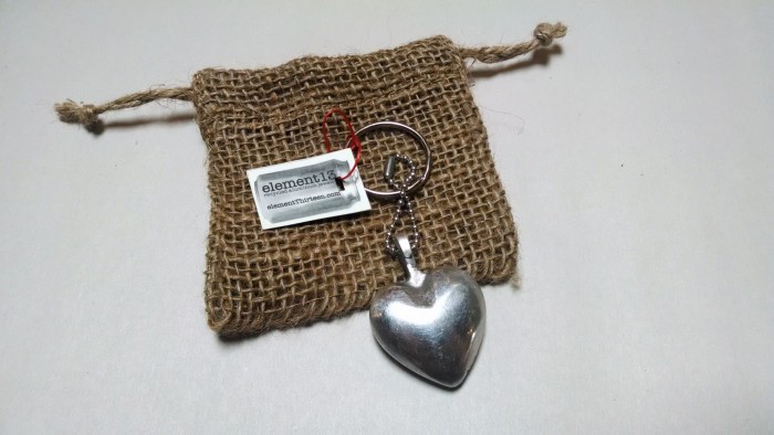 Element 13 Recycled Aluminum Heart Keychain - Image 2