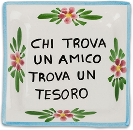 Corporate gift ideas: Italian Proverb Plaques