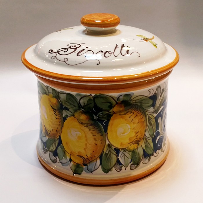 Toscana Volute Biscotti Jar