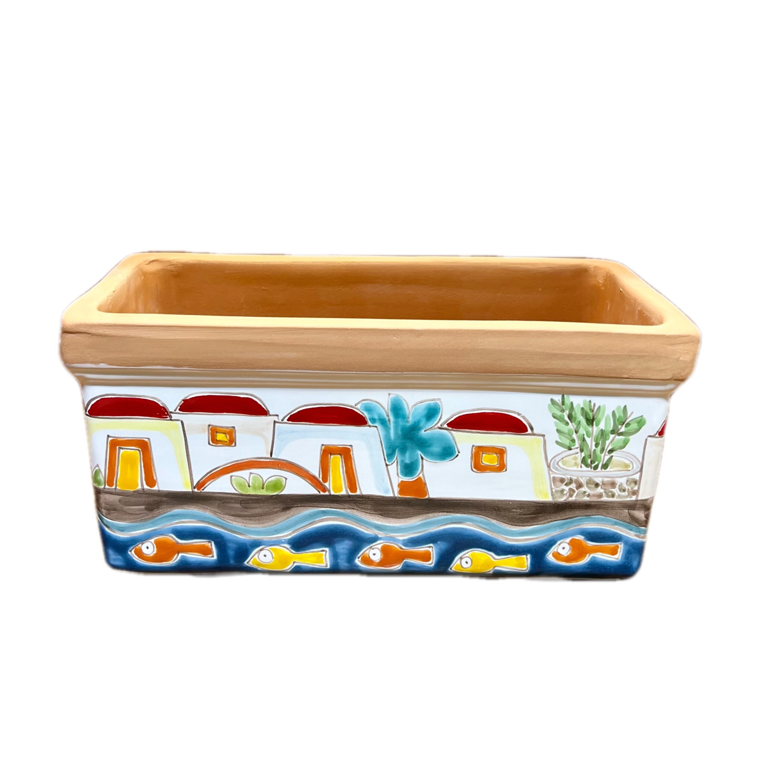 Box Of 12 Rectangular Plastic Storage Container With Pots